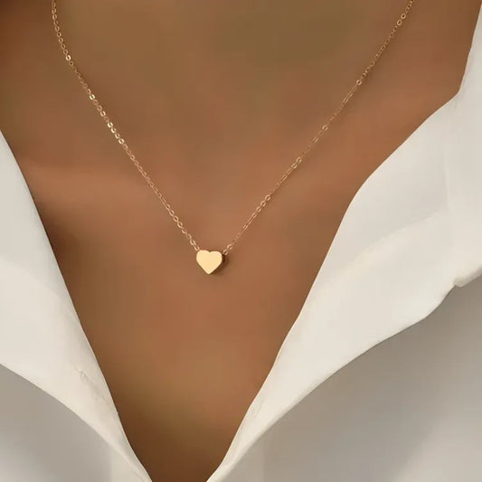 Flat Heart Necklace